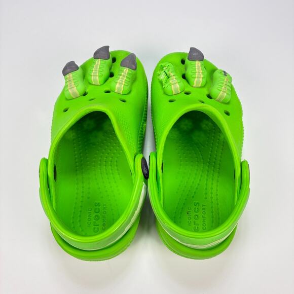 Crocs Classic I Am Dinosaur Clog Green Slip On Lightweight 209700 Youth Size 9 - Picture 6 of 10